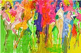 Leroy Neiman Carnaval Suite Panteras painting